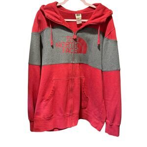 The North Face Full Zip Front Hooded Sweat Jacket Size XL